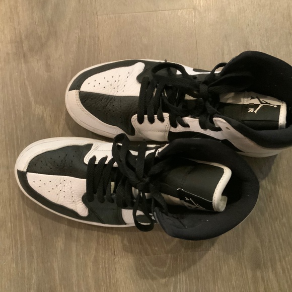 Nike Black and White Colorblock Air Jordan 1 High ‘85 Size US 9.7 Eur 41 - Picture 3 of 7